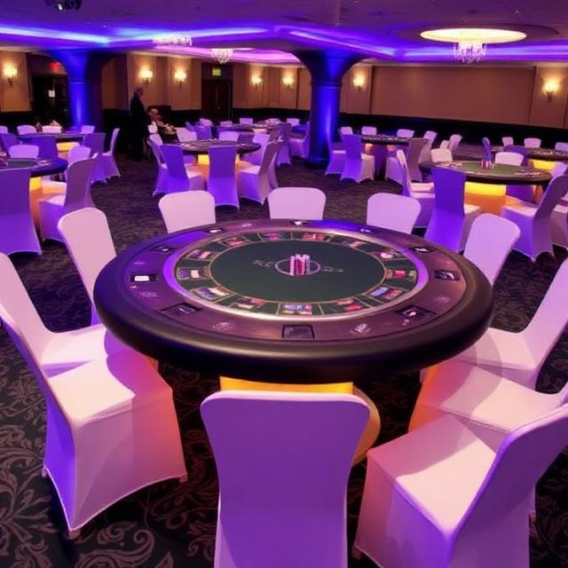 Casino Knight Poker Table Rentals